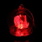 Сувенир стекло "Коляска розовая в шаре" со светом, 6х6х7,2 см - Фото 3