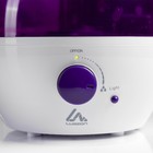 Увлажнитель воздуха Luazon LHU-02, "Новогодний", ультразвуковой, 2.4 л, 25 Вт, бело-фиолетовый - Фото 2