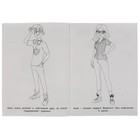 Раскраска перевертыш 2 в1 «Привет, я Леди Баг. Привет, я Маринетт. Леди Баг и Супер Кот» - Фото 3