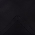 Салфетка декоративная Этель 40*40, саржа цв. черный, 100% хлопок, саржа, 250гр/м2 - Фото 4