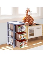 Комод пластиковый детский «Счастливое детство», 3 секции - Фото 5