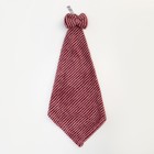 Кухонное полотенце «Доляна. Бантик», 30×30 см, фиолетовое, микрофибра 100% п/э 7626816