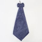 Кухонное полотенце «Доляна. Бантик», 30×30 см, синее, микрофибра 100% п/э - фото 45380439