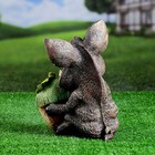 Садовая фигура из полистоуна «Кабан с жёлудем», 22×15×28 см - Фото 3