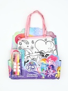 УЦЕНКА Набор для творчества «Сумка-раскраска» с фломастерами, My little pony - Фото 4