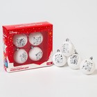 УЦЕНКА Новогодние шары, набор 4 шт., шар 5.5 см, Принцессы Disney - Фото 3
