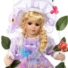 Кукла коллекционная "Мария в сиреневом платье на качелях" 40 см (УЦЕНКА) - Фото 5