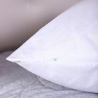 Наволочка - наперник на молнии «Атра. Римский», 50×70 см, белая, тик - Фото 2