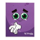 Комплект тетрадей из 10 штук (5 видов по 2 штуки), 48 листов в клетку Calligrata «Смайлики», обложка мелованный картон, блок офсет - Фото 5