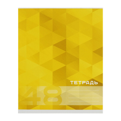 Комплект тетрадей из 5 штук, 48 листов в клетку Calligrata «MonoColor», обложка мелованный картон, блок офсет