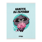 Комплект тетрадей из 5 штук, 48 листов в клетку Calligrata «Дерзкий енот», обложка мелованный картон, блок офсет - Фото 5