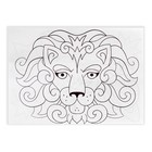 Набор красок по стеклу "Витражные наклейки. Лев" 7508208