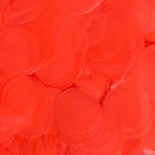 Конфетти для декора, цвет оранжевый ультрафиолет, d= 2 см, 100 г - Фото 2