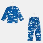 Пижама детская (рубашка, брюки) KAFTAN "Луна" р. 98-104, синий - Фото 9