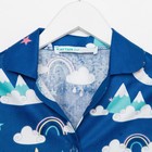 Пижама детская (рубашка, брюки) KAFTAN "Луна" р. 110-116, синий - Фото 7