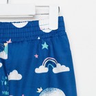 Пижама детская (рубашка, брюки) KAFTAN "Луна" р. 110-116, синий - Фото 10