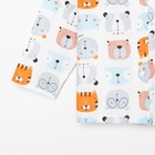 Пижама детская (рубашка, брюки) KAFTAN "Зверята" р. 110-116, белый - фото 26406707