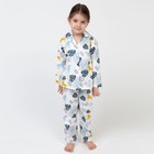 Пижама детская для девочки KAFTAN "Тропики" р. 98-104, белый - фото 9536526