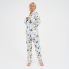 Пижама (рубашка, брюки) женская KAFTAN "Тропики" р. 48-50 - фото 320146140
