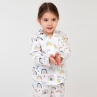 Пижама детская (рубашка, брюки) KAFTAN "Радуга" р. 110-116, белый - Фото 6