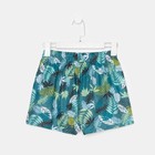 Шорты женские KAFTAN "Листья", р. 44-46, синий - фото 41432503