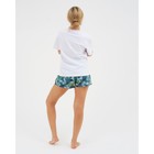 Шорты женские KAFTAN "Листья", р. 44-46, синий - фото 41432499