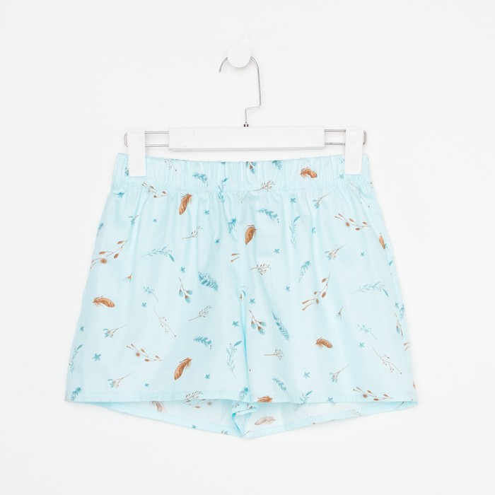 Шорты домашние женские KAFTAN Light, размер 40-42, голубые