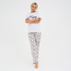 Брюки женские KAFTAN "Треугольники" р. 40-42, серый 7522248 - фото 14010748