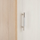 Шкаф – купе «Клик Мебель. Бася – 1», 2100×560×1400 мм, цвет дуб сонома/ясень анкор светлый - Фото 4