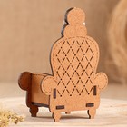 Игольница сувенир «Рукодельница», МДФ, Дуб-золото, 8.5×5×11.5 см - Фото 4