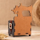 Игольница сувенир «Швейная машинка», МДФ, Дуб-черный, 7.5×5.5×12.5 см - Фото 3