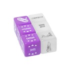 Кубики для двоих «50 оттенков страсти. Страстные фантазии», 3 неоновых кубика, 3 пластиковых кубика, 18+ - фото 25520085