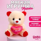 Мягкая игрушка «Моей милой», медведь, цвета МИКС - фото 23959553