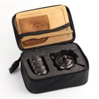 Набор для чайной церемонии ДЖЕКИЧАЙ «Тому, кто может всё», 8 предметов, на 4 персоны, чашка 45 мл, чайник 180 мл, керамика, чёрный - Фото 3