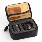 Набор для чайной церемонии ДЖЕКИЧАЙ «Лучшему», 8 предметов, на 4 персоны, чашка 45 мл, чайник 180 мл, керамика, чёрный - Фото 3