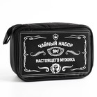 Набор для чайной церемонии ДЖЕКИЧАЙ «Для настоящего мужика», 8 предметов, на 4 персоны, чашка 45 мл, чайник 180 мл, керамика, чёрный - Фото 4