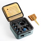 Набор для чайной церемонии ДЖЕКИЧАЙ «Мужчине», 9 предметов, на 4 персоны, чашка 45 мл, чайник 180 мл, керамика, голубой - Фото 2