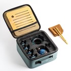 Набор для чайной церемонии ДЖЕКИЧАЙ «Лучшей на свете»,10 предметов, на 4 персоны, пиалы 45 мл, чайник 180 мл, керамика, голубой - Фото 2