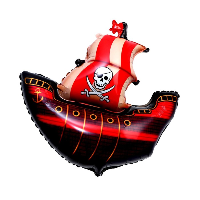 Шар фольгированный 30" «Пиратский корабль» - Фото 1