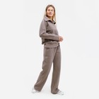 Костюм женский (свитер/брюки), цвет бежевый, размер 44 7624199