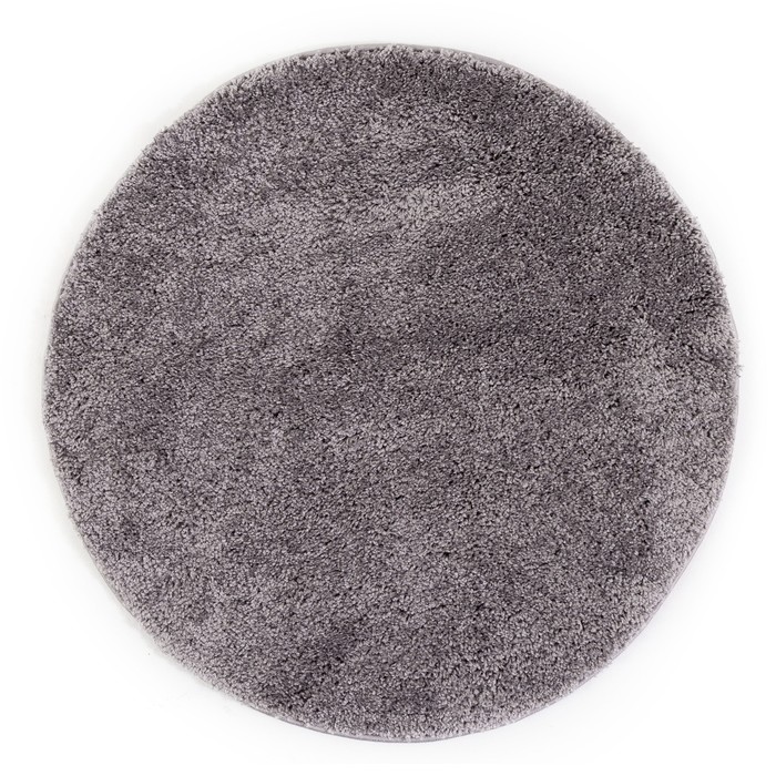 Ковер Шегги круглый 120х120 см, полипропилен 100%, джут - Фото 1