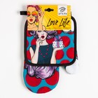 Кух. набор 2 пр. Этель Love Life "Роковая", прихв. 17*17 см, вареж. 26*16 см,100% п/э 7620648