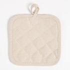 Кухонный набор (2 предмета) Доляна «Ромбы», прихватка 17х17 см, варежка 26х16 см, 100% п/э - фото 51182308