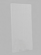 Сетка торговая 100×200 см, окантовка 6 мм, пруток - 4 мм, белая, (порошковое покрытие) - Фото 3