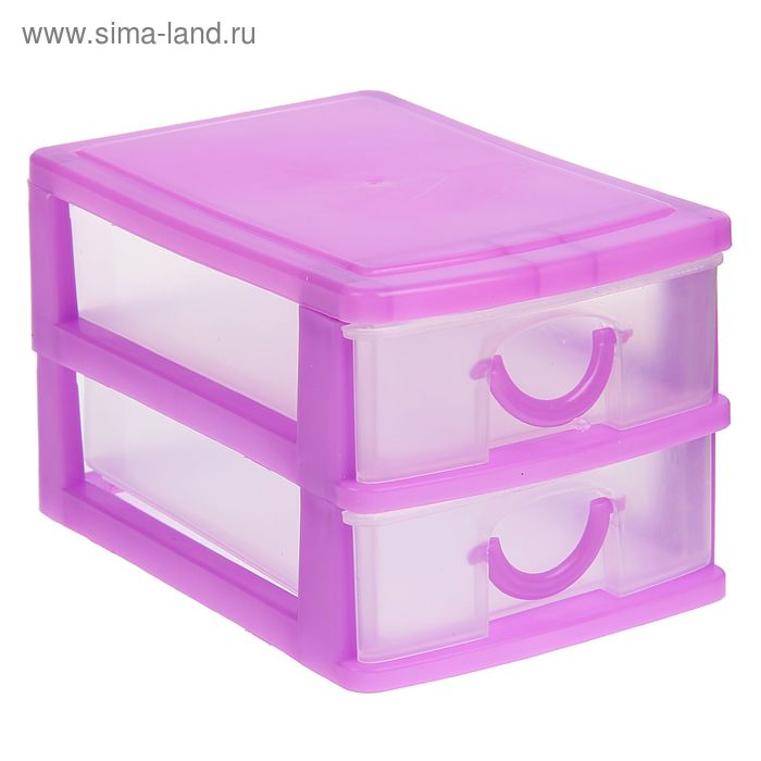 Мини - комод для мелочей 2 секции «Гамма», цвет МИКС - Фото 1