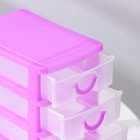 Мини - комод для мелочей 4 секции «Грэйс», 13×9×15 см, МИКС - Фото 4