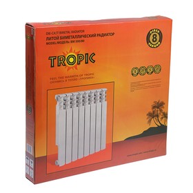 

Радиатор биметаллический Tropic, 500 x 80 мм, 8 секций