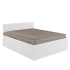 Кровать двуспальная «Клик Мебель. Мадера», с основанием, 2 ящика, спальное место 1600×2000 мм, цвет белый - Фото 1