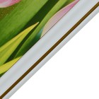 Картина "Розовые тюльпаны"  25х25(28х28) см - Фото 3