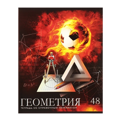 Набор предметных тетрадей Calligrata «Футбол», 10 предметов, 48 листов, со справочным материалом, обложка из мелованного картона, блок офсет